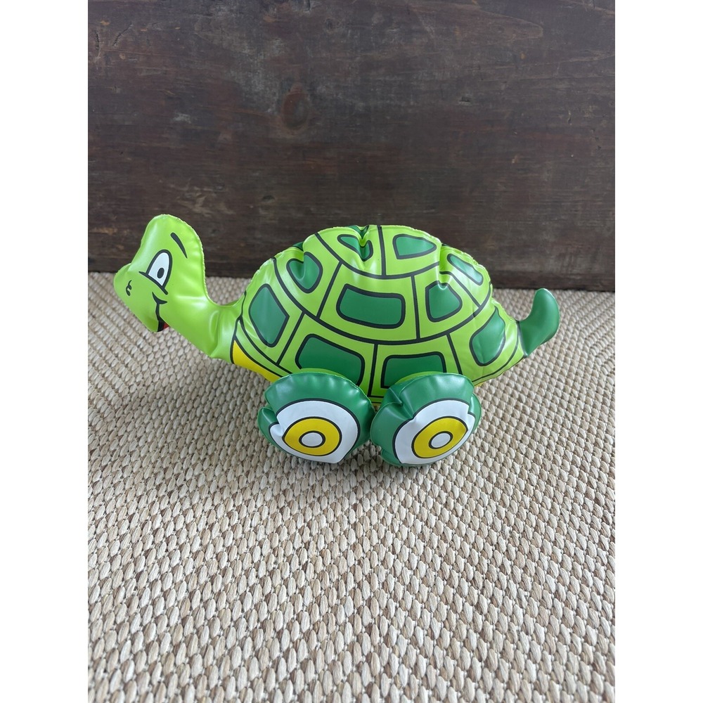 NEW Turtle Wax Promo Inflatable Advertisement Toy Turtle Blow Up 4.5" X 9"